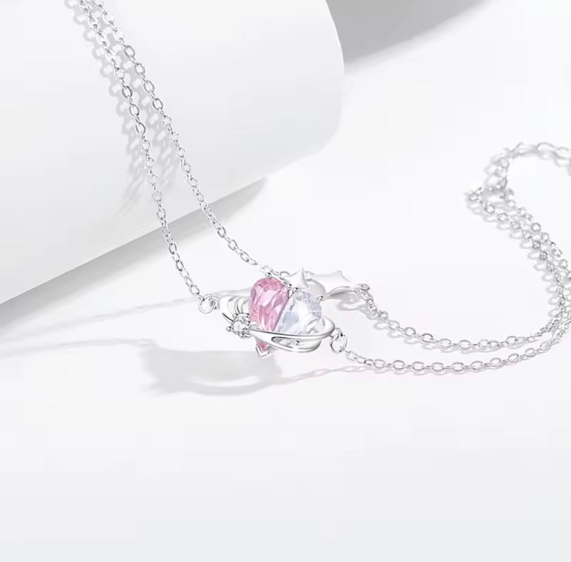 Сребърна гривна “Любовна приказка”