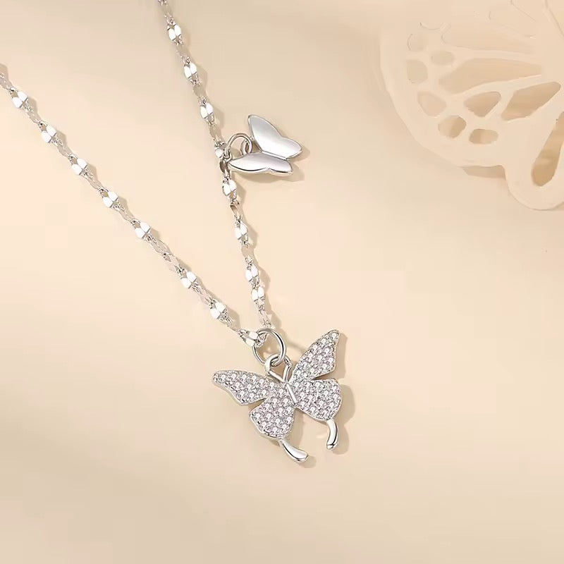 Сребърно колие “Пеперуда”