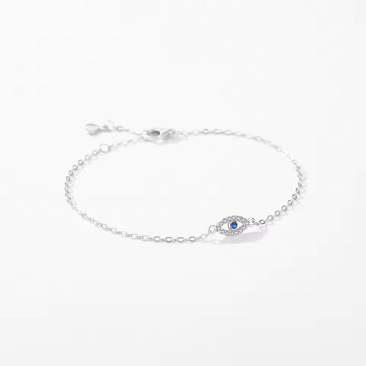 Сребърна гривна “Синьо Око”